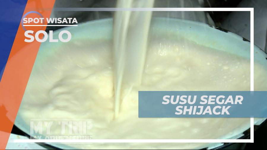 Menikmati Segelas Minuman Susu Murni Segar Khas Kota Solo