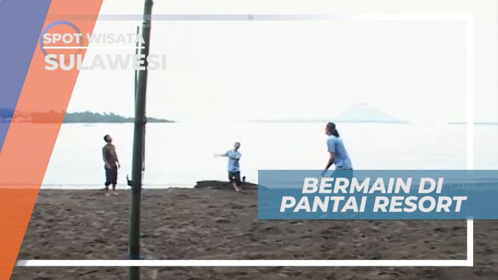 Serunya Habiskan Waktu Bermain Air di Tepi Pantai, Sulawesi Utara