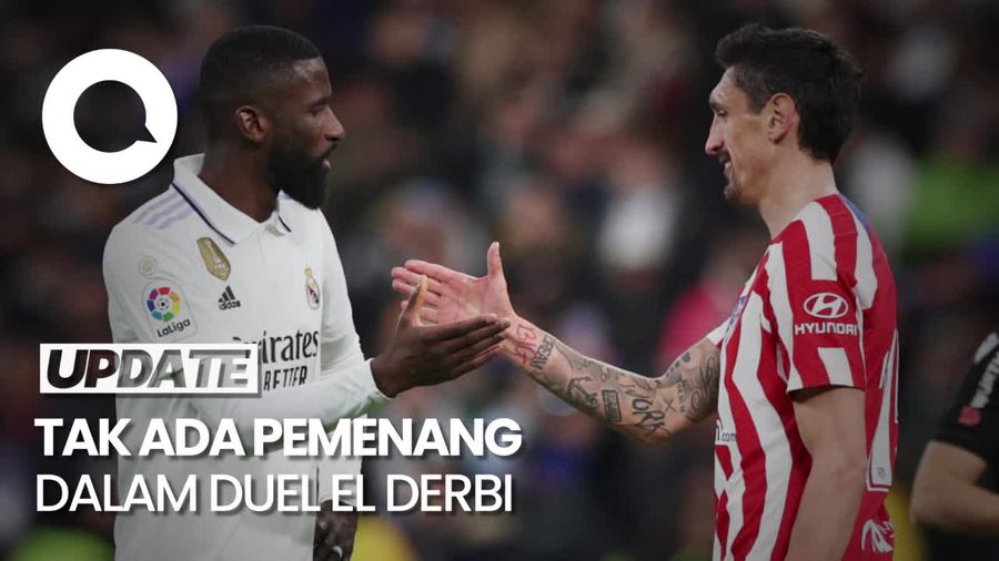 Madrid Vs Atletico: Duel El Derbi Berakhir Imbang 1-1