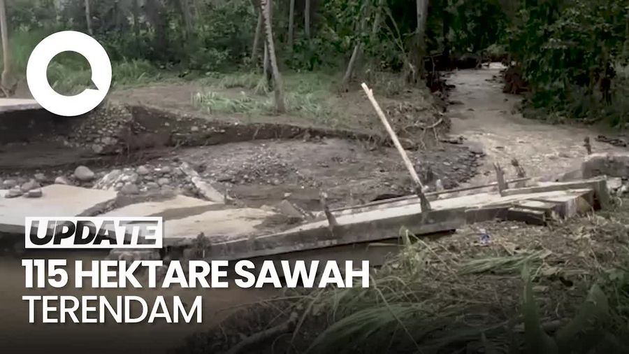 Jembatan di Enrekang Putus Dihantam Banjir Bandang