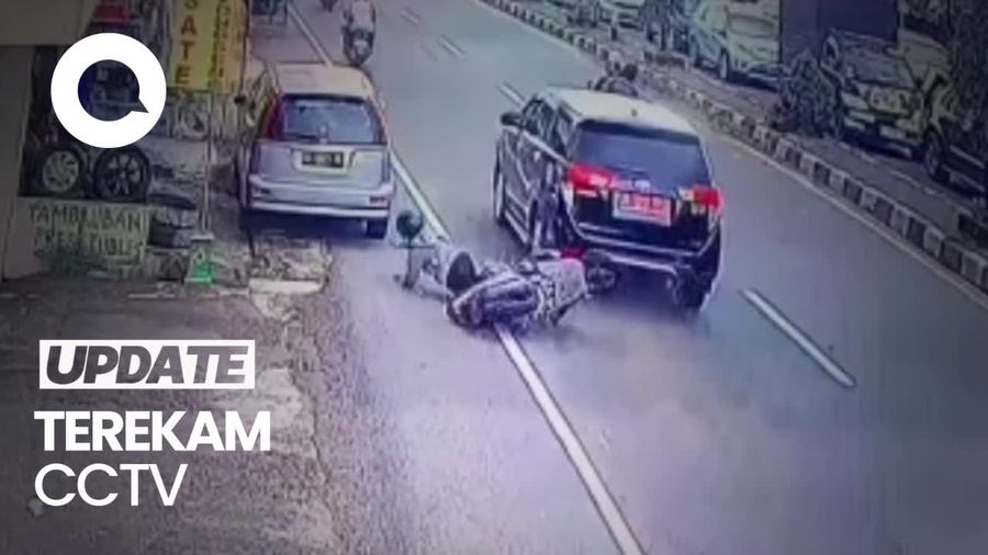 Viral Mobil Berpelat Merah Tabrak Lari Pemotor di Klaten