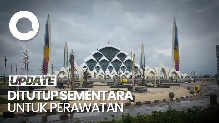 Masjid Al Jabbar Resmi Ditutup, Begini Kondisinya Kini