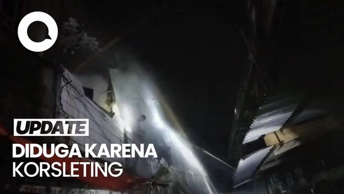 3 Ruko di Pasar Tungkal Jambi Ludes Terbakar