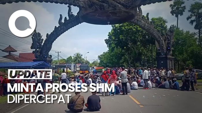 Tuntut SHM Tanah di Gilimanuk, Ribuan Warga Tutup Jalan!