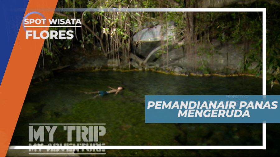 Menikmati Nyamannya Berendam di Kolam Air Panas Alami Mengeruda, Flores