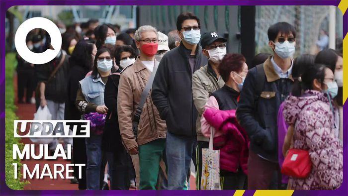 Hong Kong Cabut Aturan Wajib Penggunaan Masker
