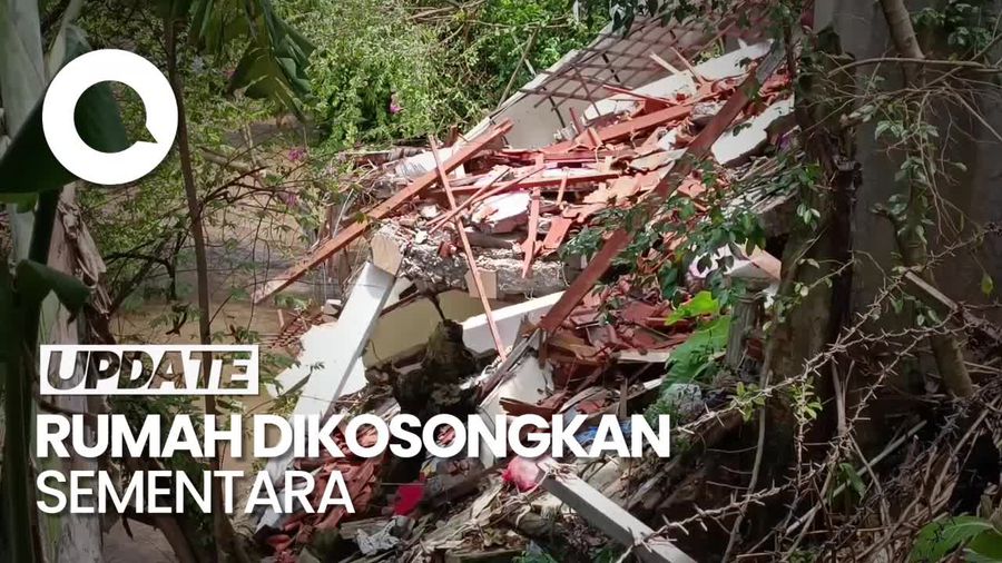 Antisipasi Longsor, Tetangga Rumah Roboh di Bidara Cina Diminta Ngungsi