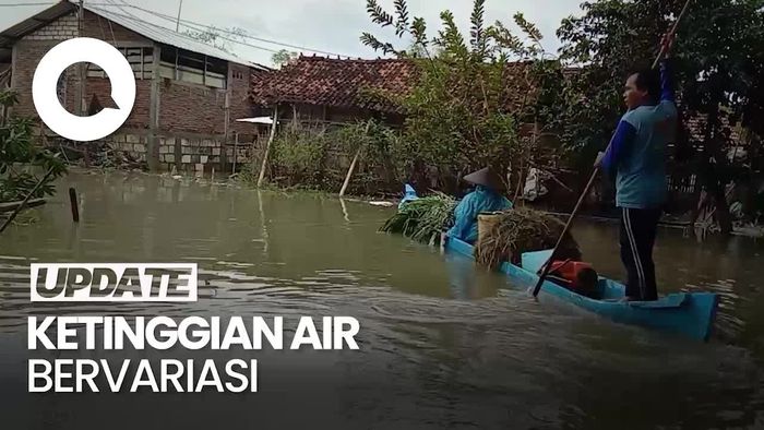 18 Desa di Banjarsari Jateng Banjir, Warga Terpaksa Gunakan Perahu