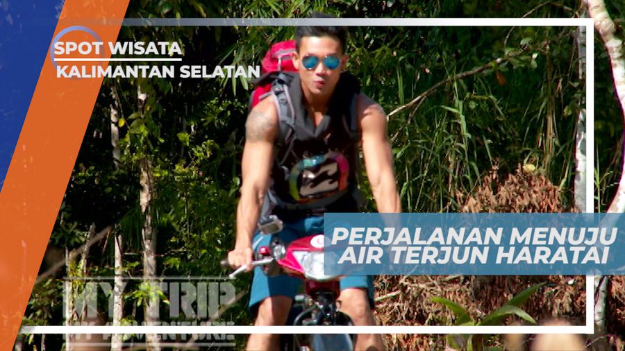 Menikmati Perjalanan Menuju Air Terjun Haratai, Kalimantan Selatan