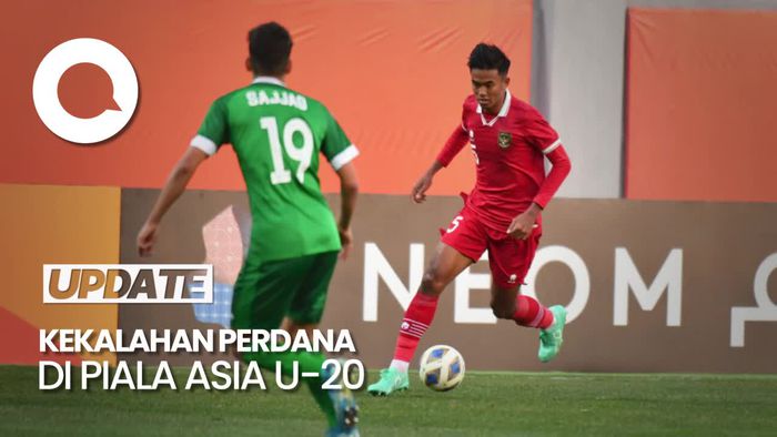 Timnas Indonesia U-20 Keok 0-2 dari 10 Pemain Irak
