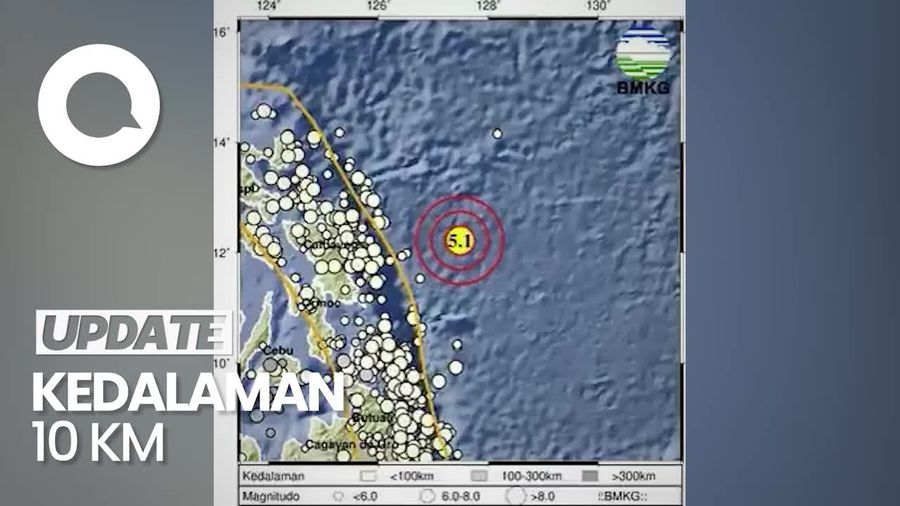 Gempa M 5,1 Guncang Kepulauan Talaud Sulut