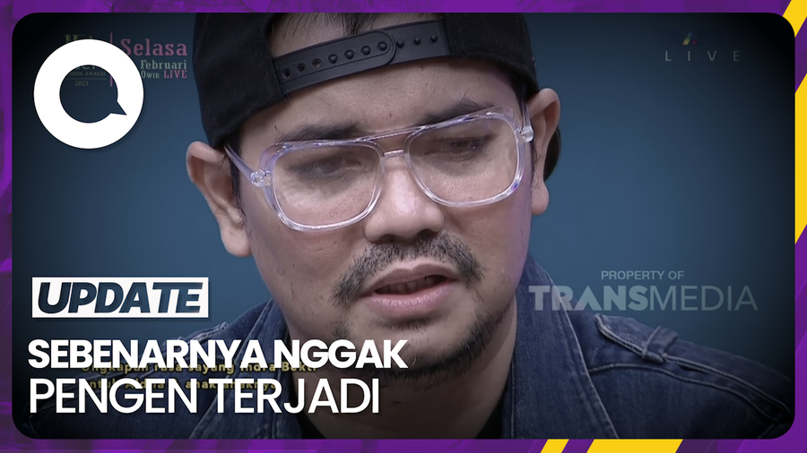 Bicara soal Perceraian, Indra Bekti Tak Kuasa Tahan Tangis