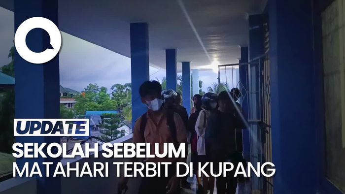 Melihat Momen Hari Pertama Masuk Sekolah Jam 5 Pagi di NTT