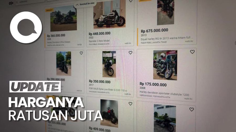 Banyak Moge Dijual di Situs Jual-Beli Online Usai Teguran Sri Mulyani