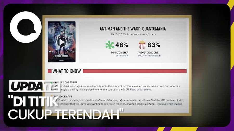 Penulis Syok Lihat Ant-Man 3 Dapat Review Negatif