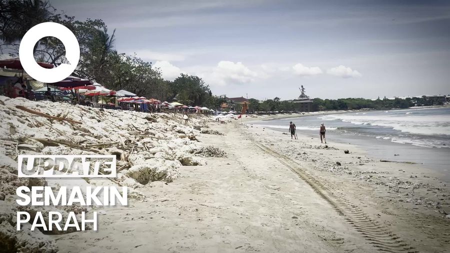 Kondisi Pantai Kuta Abrasi hingga 30 Meter!