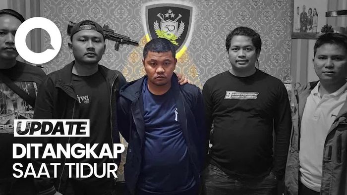 Tampang Debt Collector Si Belang Biru yang Kini Lesu Usai Ditangkap