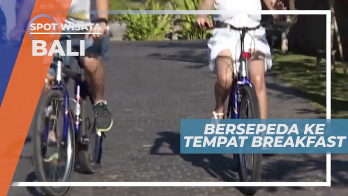 Awali Pagi Dengan Gowes Seru Menuju Tempat Sarapan di Tengah Sawah, Bali
