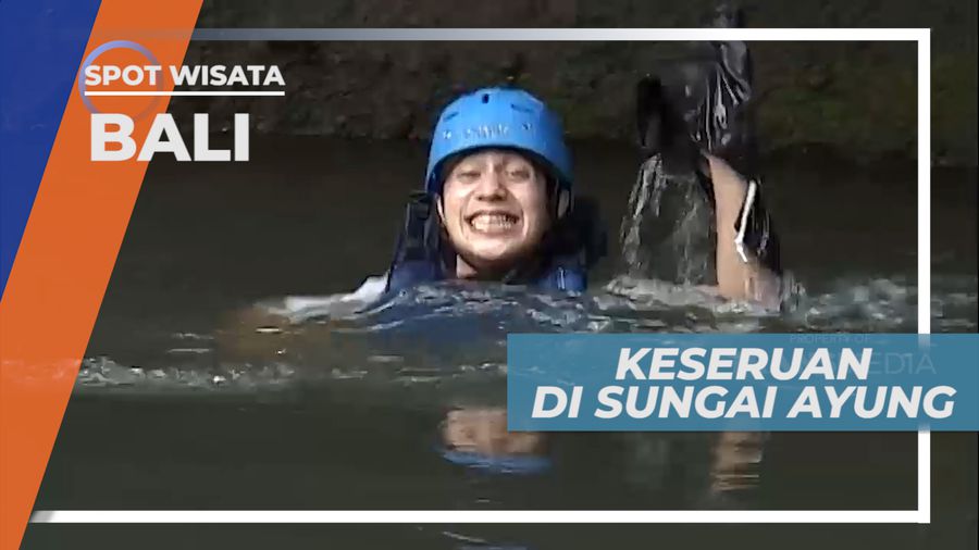 Uji Nyali Melompat Kesungai Dari Atas Batu Besar, Bali