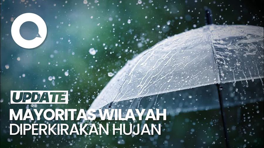 Prakiraan Cuaca Hari Ini: Jakarta Hujan Ringan, Surabaya Hujan Disertai Petir