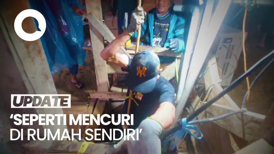 Bertaruh Nyawa Demi Kepingan Emas di Lokasi Tambang Ilegal