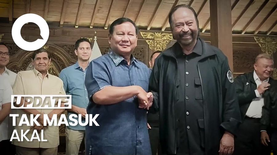 Prabowo-Paloh Kompak Tolak Penundaan Pemilu