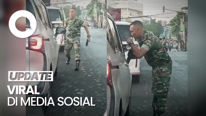 Anggota TNI Marahi Pemobil-Keluarkan Sajam, Kini Diperiksa