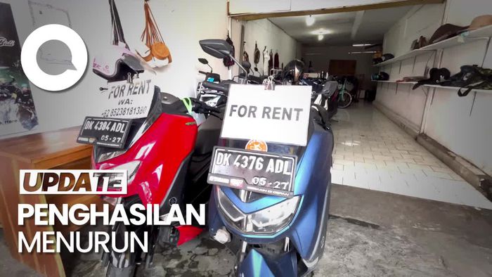 Keresahan Pengusaha Rental Motor Lokal di Bali, Kalah Saing dengan Bule