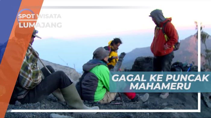 Pendakian Gunung Semeru, Cidera Kaki Menghambat Perjalanan Menuju Puncak, Lumajang