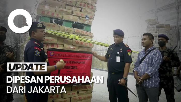 KKP Segel Gudang Impor Hasil Laut dari China, Isinya 100 Ton Ikan Salem