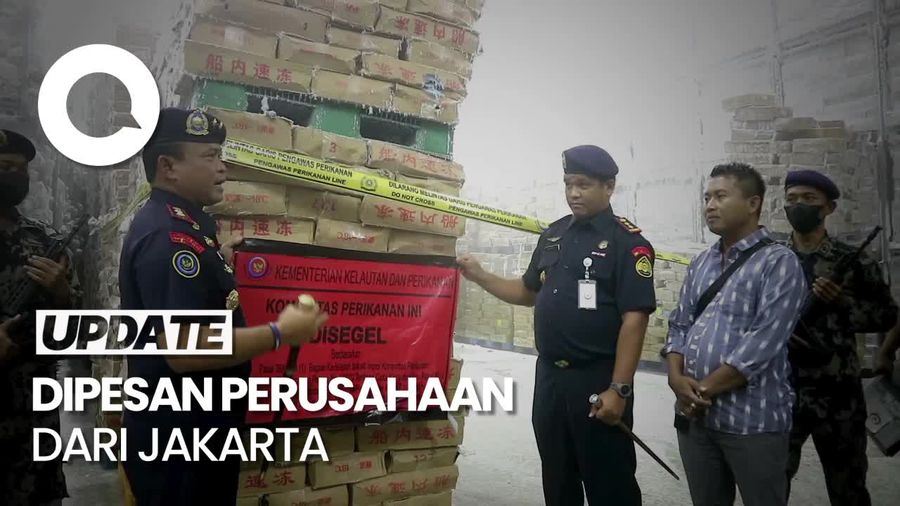KKP Segel Gudang Impor Hasil Laut dari China, Isinya 100 Ton Ikan Salem
