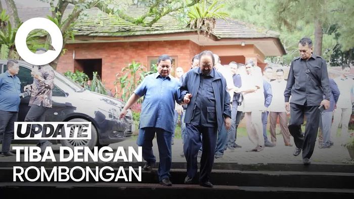 Surya Paloh Tiba di Hambalang untuk Bertemu Prabowo