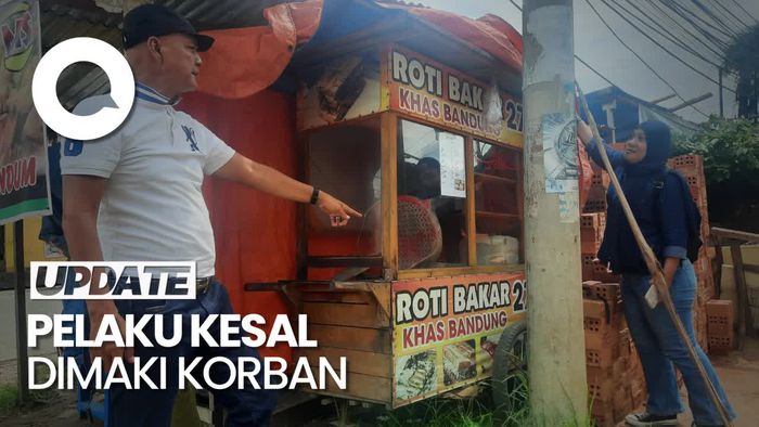 Polisi di Palembang Ditikam Pedagang Roti