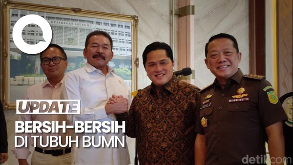 Erick Thohir Lapor ke Jaksa Agung soal Temuan Dugaan Korupsi di BUMN