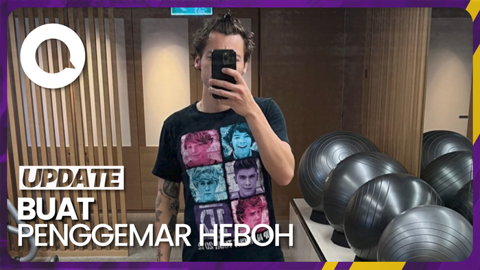 Harry Styles Hapus Foto Dirinya Gunakan Kaos One Direction