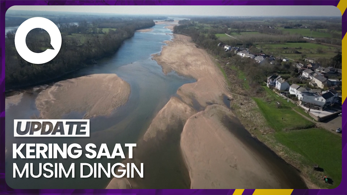 Potret Sungai Terpanjang di Prancis yang Dilanda Kekeringan Dahsyat