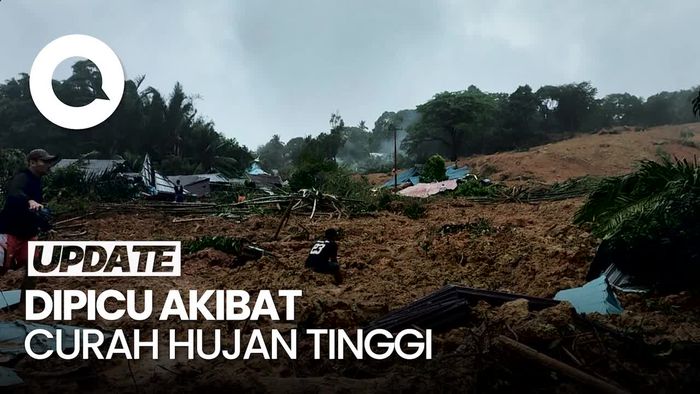 1 Kampung Tertimbun Longsor di Natuna, 10 Orang Tewas-50 Hilang