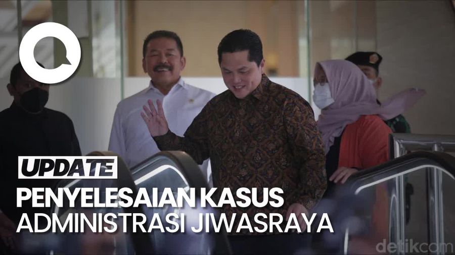 Jaksa Agung Serahkan Aset Jiwasraya Rp 3,1 T ke Erick Thohir