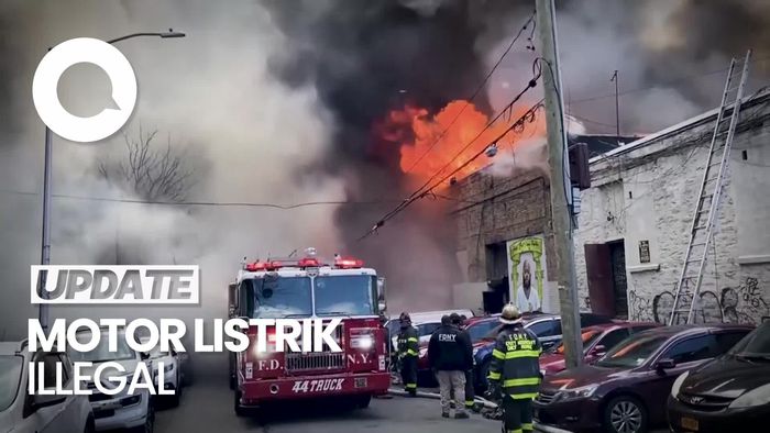 Baterai Motor Listrik Meledak Picu Kebakaran, Walkot New York Cek TKP