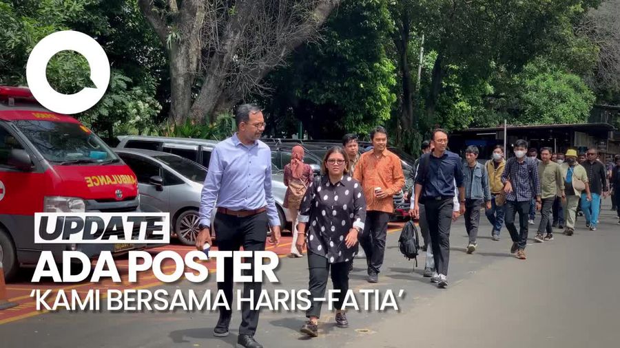 Haris-Fatia Tiba di Polda Jelang Pelimpahan Tahap II Kasus Lord Luhut