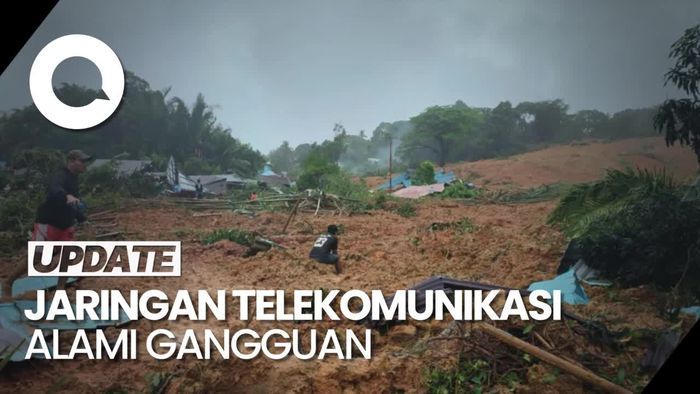 Kondisi Longsor di Natuna, Satu Kampung Tertimbun