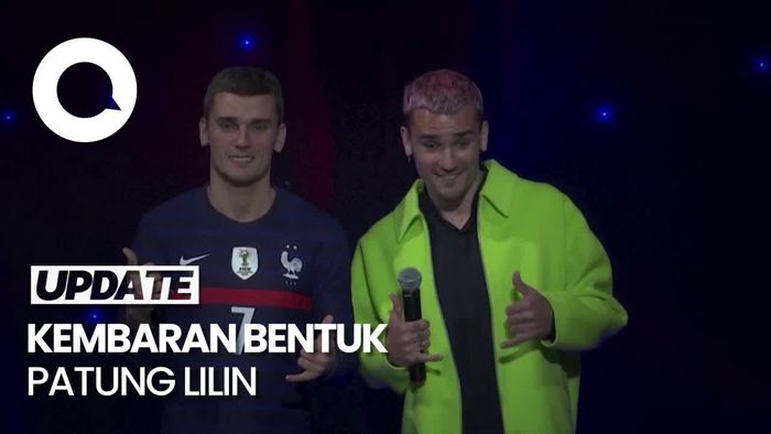 Saat Griezmann Semringah Ketemu Kembaran di Paris