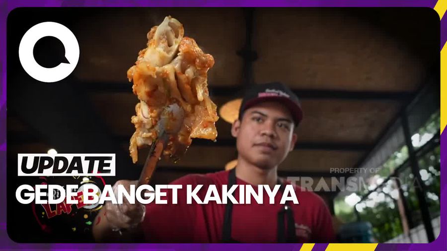 Bikin Laper: Unik Deh! Ada Sambal Bakar Kaki Sapi di Bandung