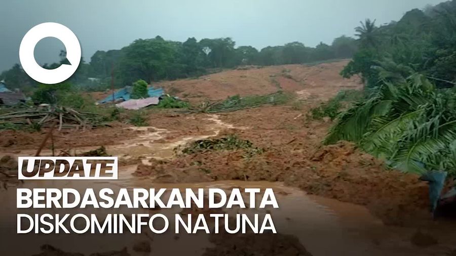 Longsor di Natuna: 42 Orang Hilang, 1.216 Mengungsi