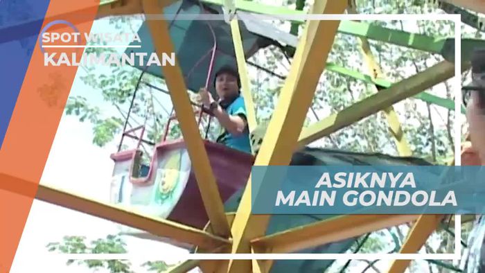 Uji Keberanian Naik Gondola di Samarinda