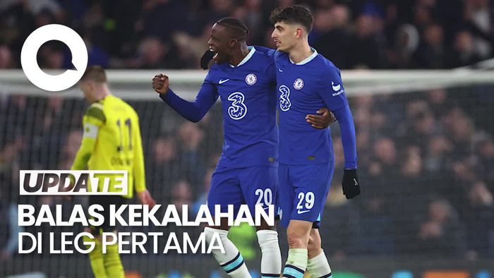 Kalahkan Dortmund 2-0, Chelsea Lolos ke Perempatfinal