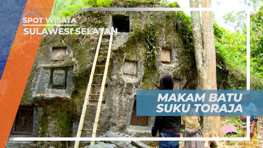 Kompleks Megalitikum, Makam Suku Toraja yang Ditanam Dalam Batu Raksasa, Sulwesi Selatan