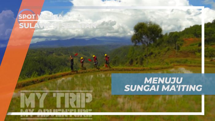 Menikmati Indahnya Suasana Persawahan Menuju Sungai Maiting, Sulawesi Selatan