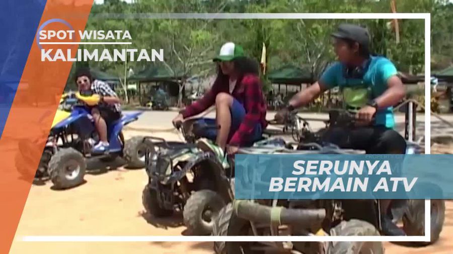 Naik ATV Menyusuri Kawasan Kebun Raya Unlam Samarinda