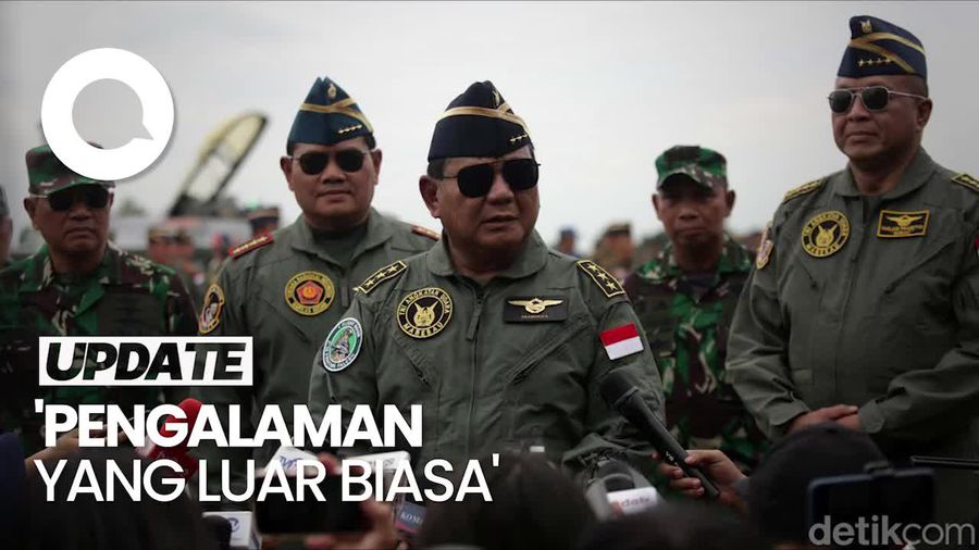 Prabowo Dapat Wing Kehormatan, Disematkan Langsung Panglima TNI